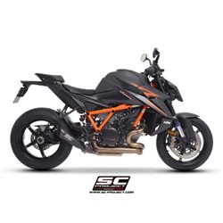 KTM 1390 SUPER DUKE R (2024 - 2025) Escape S1 titanio, negro mate