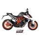 KTM 1290 SUPER DUKE R (2017 - 2019) Escape Conic titanio