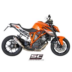 KTM 1290 SUPER DUKE R (2014 - 2016) Escape Conic titanio