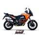 KTM 1290 SUPER ADVENTURE (2017 - 2020) Escape Adventure titanio, negro mate