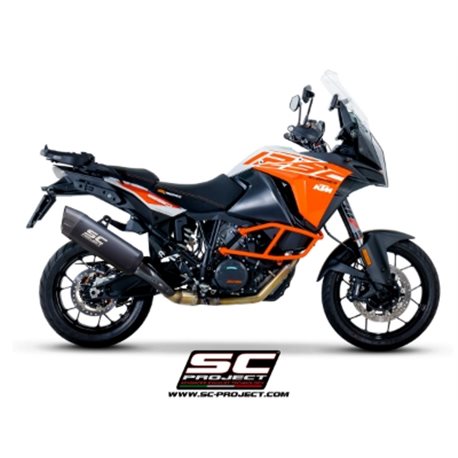 KTM 1290 SUPER ADVENTURE (2017 - 2020) Escape Adventure titanio, negro mate