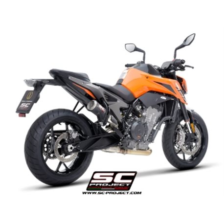 KTM 790 DUKE (2023 - 2024) Escape CR-T M2 carbono, con malla antipiedras