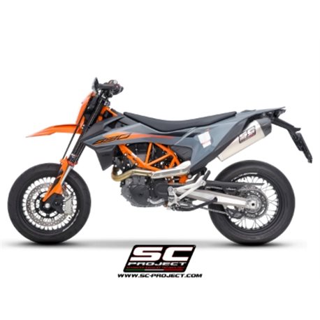 KTM 690 SMC R / 690 ENDURO R (2021 - 2024) Escape X-Plorer II GT titanio