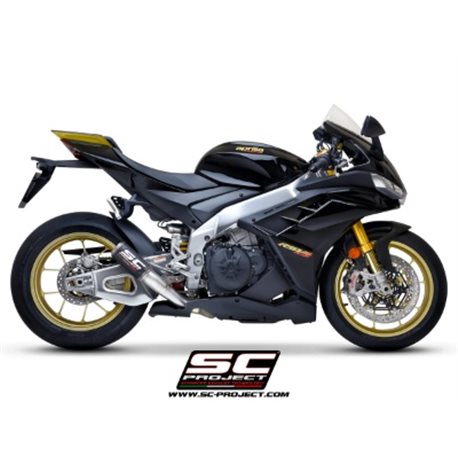 APRILIA RSV4 (2021 - 2024) - FACTORY Escape CR-T carbono, con malla antipiedras