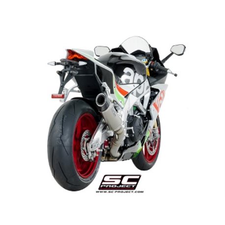 APRILIA RSV4 (2017) - RF - RR Escape Oval titanio