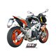 APRILIA TUONO V4 1100 (2017 - 2020) - FACTORY - RR Escape Oval carbono