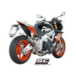 APRILIA TUONO V4 1100 (2017 - 2020) - FACTORY - RR Escape Oval carbono