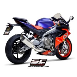 APRILIA RS 660 (2020 - 2024) Línea de escape completa 2-1 acero inoxidable, con escape SC1-R titanio