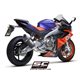 APRILIA RS 660 (2020 - 2024) Línea de escape completa 2-1 "Trofeo" titanio, con escape SC1-R carbono