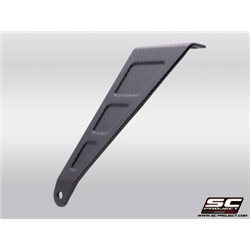 APRILIA RS 660 (2020 - 2024) Soporte de fibra de carbono, compatible con líneas completas 2-1 de acero inoxidable (verificar com