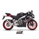 APRILIA RS 457 (2024 - 2025) Línea de escape completa 2-1 acero inoxidable, con escape SC1-S titanio