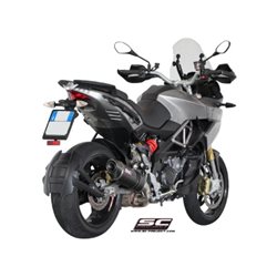 APRILIA CAPONORD 1200 (2013 - 2016) Escape Oval titanio