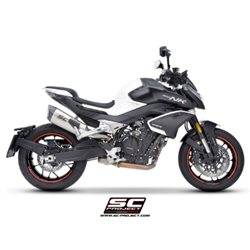 CF MOTO 800NK (2023 - 2025) Escape SC1-R titanio