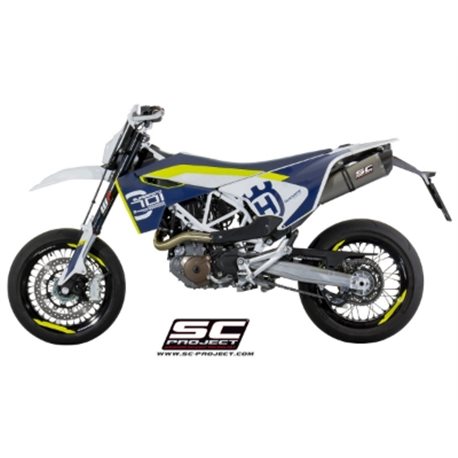 HUSQVARNA 701 (2016 - 2020) Escape Oval titanio