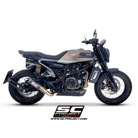 HUSQVARNA SVARTPILEN - VITPILEN 701 (2019 - 2020) Escape CR-T titanio, con malla antipiedras