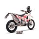 KOVE 450 RALLY (2023 - 2025) Escape Rally Raid titanio