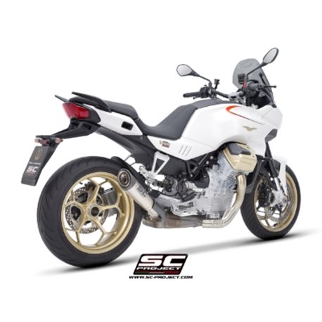 MOTO GUZZI V100 MANDELLO (2023 - 2025) Escape S1 titanio