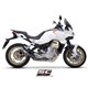 MOTO GUZZI V100 MANDELLO (2023 - 2025) Escape S1 titanio, negro mate