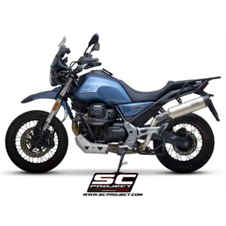 MOTO GUZZI V85 TT (2021 - 2023) Escape Oval titanio