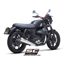 MOTO GUZZI V7 III (2017 - 2020) Par de escapes Conico Racer acero inoxidable