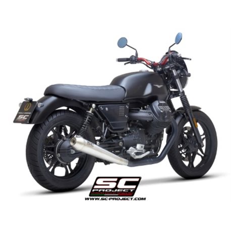 MOTO GUZZI V7 III (2017 - 2020) Par de escapes Conico Racer acero inoxidable