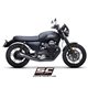 MOTO GUZZI V7 III (2017 - 2020) Par de escapes Conico 70s acero inoxidable, negro mate