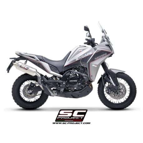 MOTO MORIN X-CAPE (2021 - 2025) Escape Rally Raid titanio, posición alta