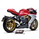 MV AGUSTA SUPERVELOCE 800 (2019 - 2024) Escape Conico 70s acero inoxidable