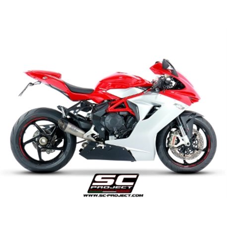 MV AGUSTA F3 800 (2017 - 2024) - EAS ABS - RC Escape S1 titanio, tubo de enlace en secciones soldadas