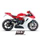 MV AGUSTA F3 800 (2017 - 2024) - EAS ABS - RC Escape CR-T titanio, tubo de enlace en secciones soldadas