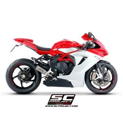 MV AGUSTA F3 800 (2017 - 2024) - EAS ABS - RC Escape CR-T titanio, tubo de enlace en secciones soldadas