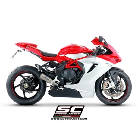 MV AGUSTA F3 800 (2017 - 2024) - EAS ABS - RC Escape CR-T titanio, tubo de enlace en secciones soldadas