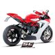 MV AGUSTA F3 675 (2017 - 2022) - EAS ABS - RC Escape S1 titanio, tubo de enlace en secciones soldadas