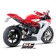 MV AGUSTA F3 675 (2017 - 2022) - EAS ABS - RC Escape CR-T titanio, tubo de enlace en secciones soldadas