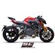 MV AGUSTA BRUTALE 1000 RR - Serie Oro (2019 - 2024) Escape CR-T M2 carbono