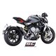 MV AGUSTA BRUTALE 800 (2012 - 2015) Escape S1 titanio, tubo de enlace en secciones soldadas