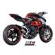 MV AGUSTA BRUTALE 800 (2012 - 2015) Escape CR-T titanio, tubo de enlace en secciones soldadas