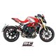 MV AGUSTA DRAGSTER 800 Escape CR-T titanio, tubo de enlace en secciones soldadas