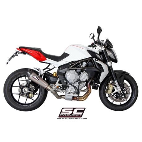 MV AGUSTA BRUTALE 675 (2011 - 2015) Escape Conic titanio