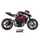 MV AGUSTA RIVALE Escape CR-T titanio, tubo de enlace en secciones soldadas