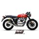 CONTINENTAL GT 650 (2019 - 2025) Par de escapes Conico 70s acero inoxidable