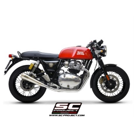 CONTINENTAL GT 650 (2019 - 2025) Par de escapes Conico 70s acero inoxidable