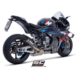 BMW M 1000 RR (2025) Escape CR-T carbono, con malla antipiedras