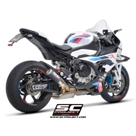 BMW S 1000 RR (2025) Escape CR-T carbono, con malla antipiedras