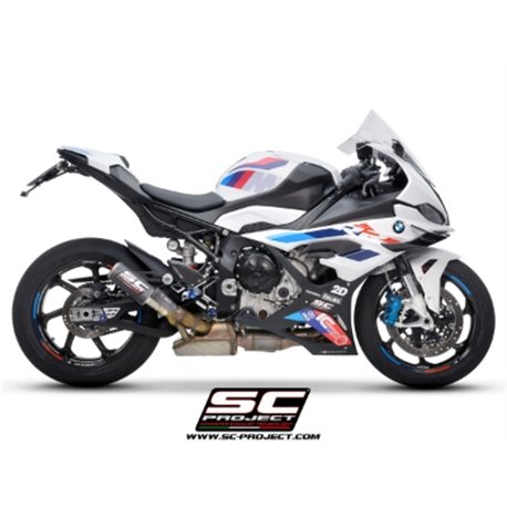 BMW S 1000 RR (2025) Escape CR-T carbono, con malla antipiedras