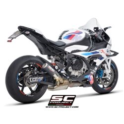 BMW S 1000 RR (2023 - 2024) Escape CR-T carbono, con malla antipiedras