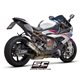 BMW S 1000 RR (2020 - 2022) - Euro 5 Escape CR-T titanio, con malla antipiedras