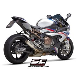 BMW S 1000 RR (2020 - 2022) - Euro 5 Escape CR-T titanio, con malla antipiedras