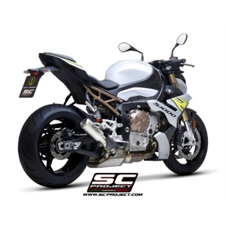 BMW S 1000 R (2025) Escape CR-T carbono, con malla antipiedras