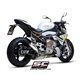 BMW S 1000 R (2021 - 2024) Escape CR-T titanio, con malla antipiedras